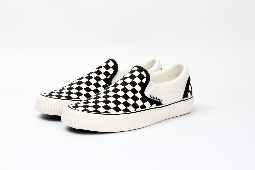 CLIONA | Classic Slip-On Checkered Uni-Sex Footwear