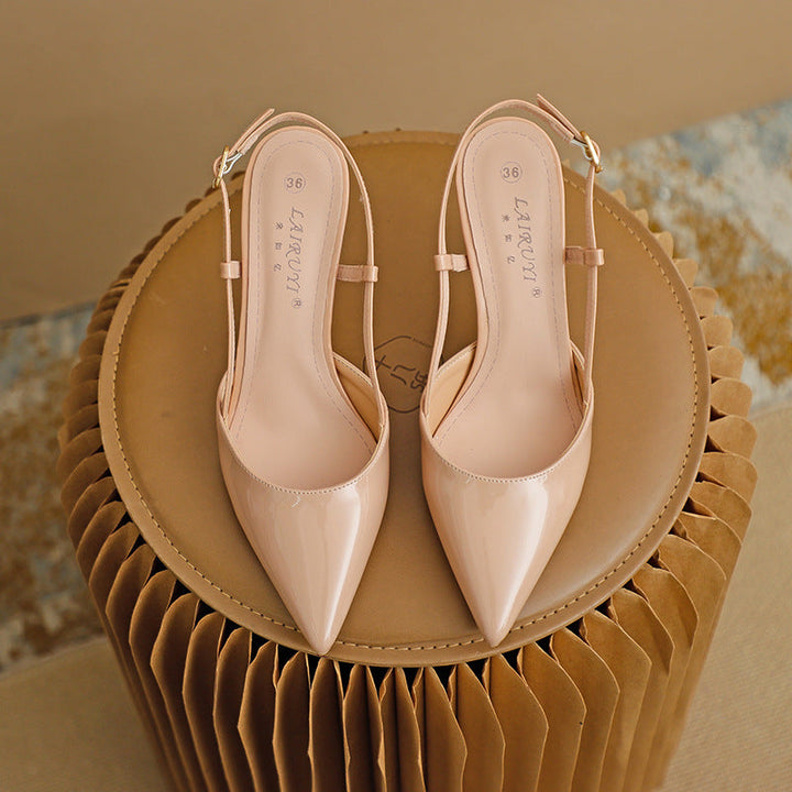 ZURI | Elegant Pointed Toe Adjustable Strap Stiletto