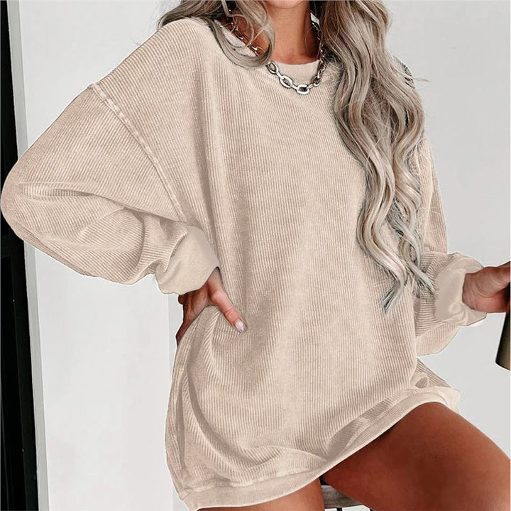 ADELE | Drop Shoulder Pullover Top