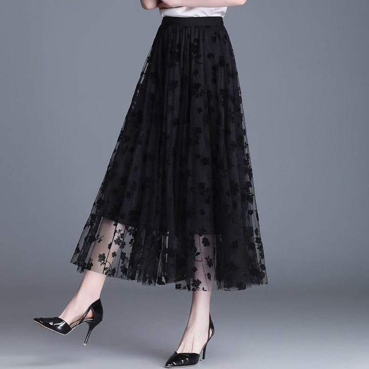 ADELINE | Chic Floral Midi Skirt