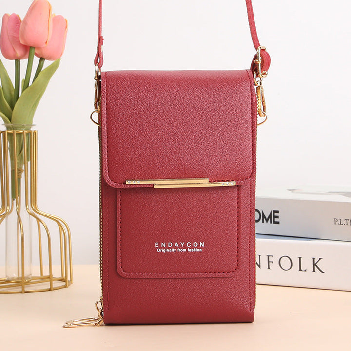 CORA | Stylish Mobile Phone Messenger Bag with Touch Screen