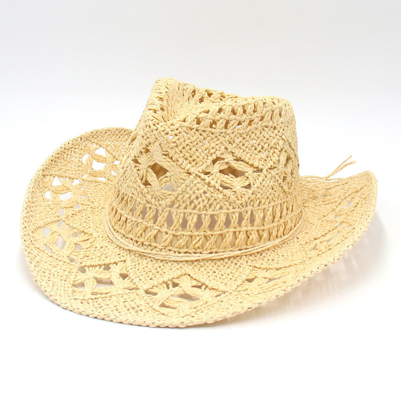RAYLENE| Vintage Hollow Straw Hat