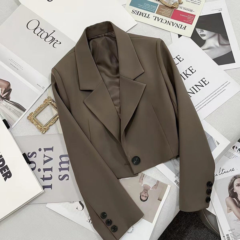 CORALIE | Sophisticated Cropped Blazer