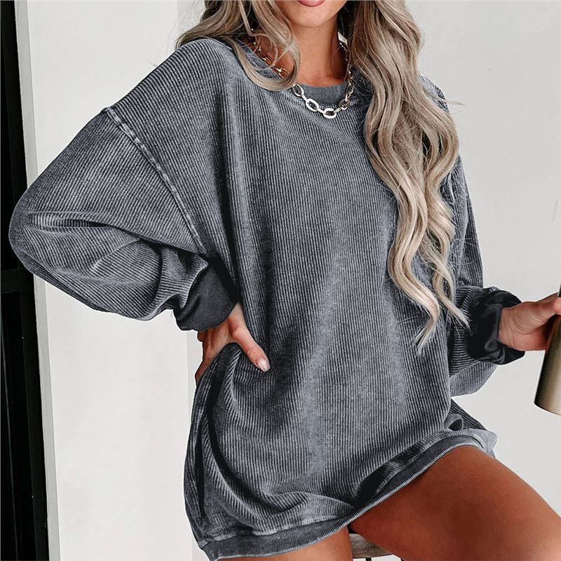 ADELE | Drop Shoulder Pullover Top