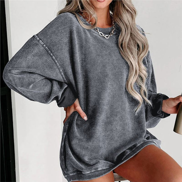 ADELE | Drop Shoulder Pullover Top