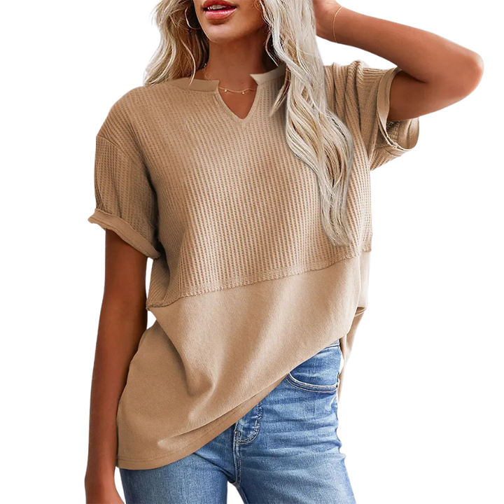 POPPY | Cozy V Neck Everyday Knit Top