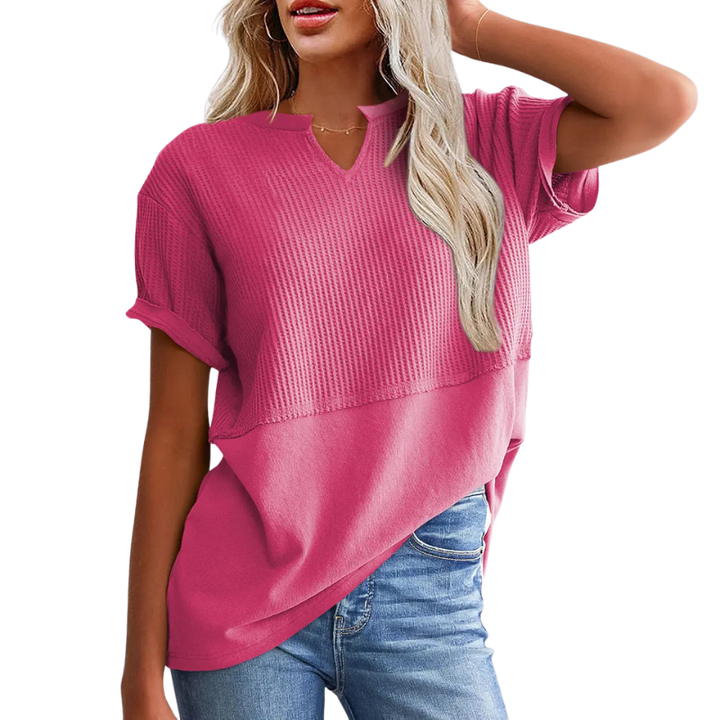 POPPY | Cozy V Neck Everyday Knit Top