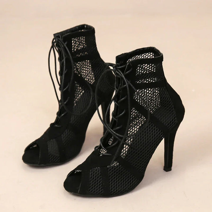 GAYLE | Elegant Mesh High Heels