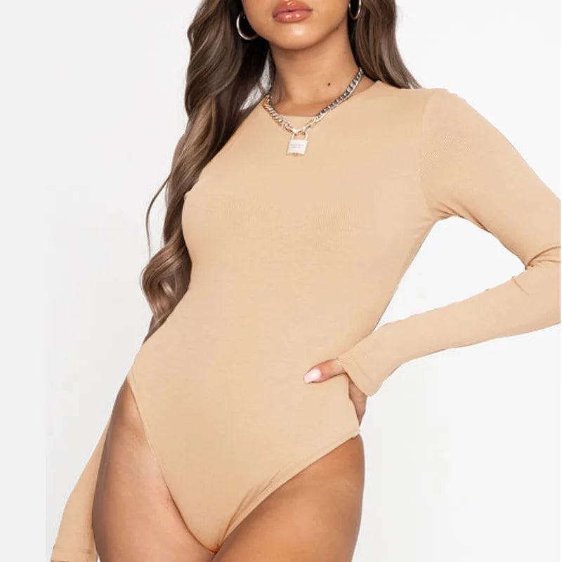 MIRAYE | Sleek Long Sleeve Bodysuit