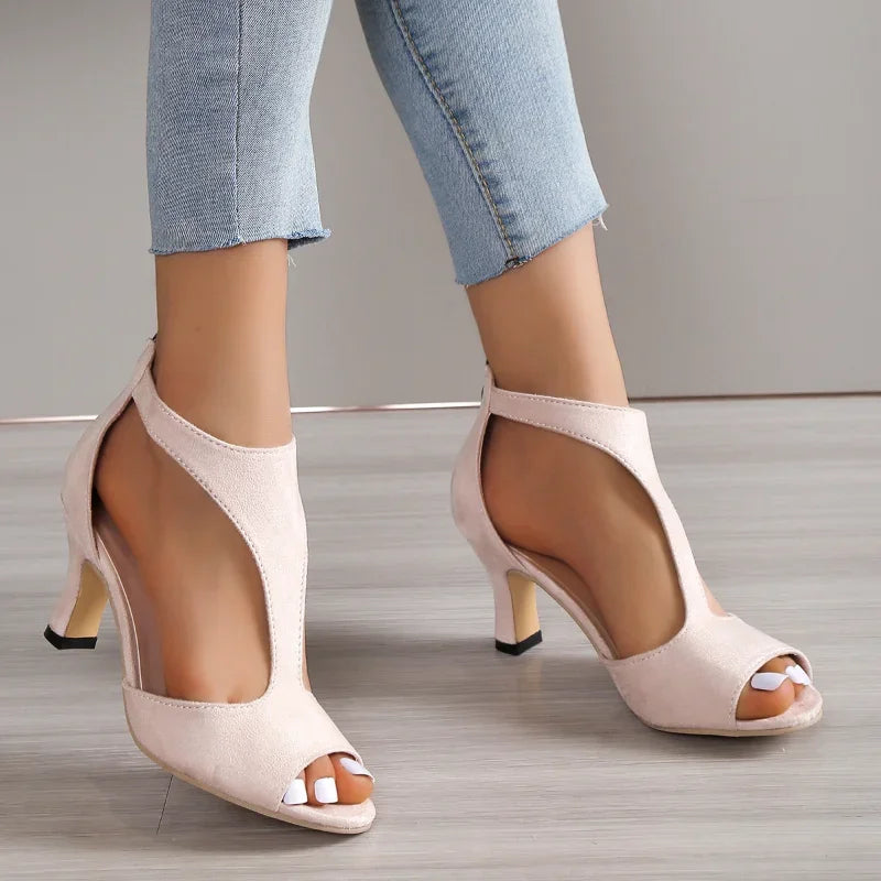 ALANA | Sleek Open-Side Heels