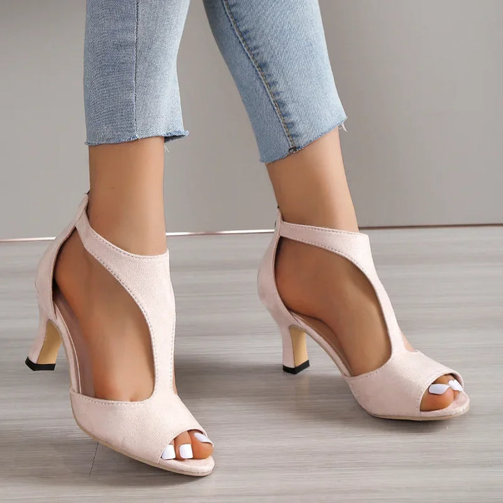 ALANA | Sleek Open-Side Heels
