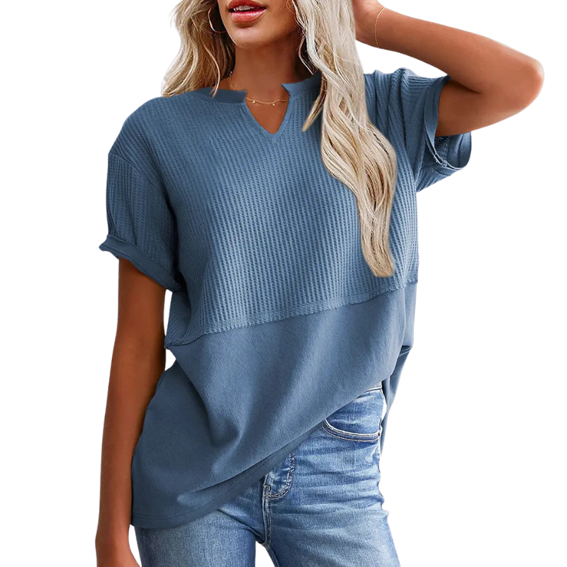 POPPY | Cozy V Neck Everyday Knit Top