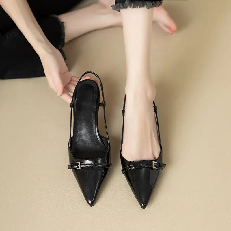 MIRELLA | Classic Mid-Heel Sandals