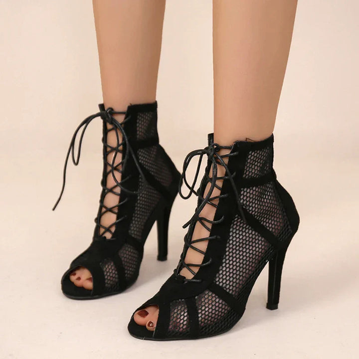 GAYLE | Elegant Mesh High Heels