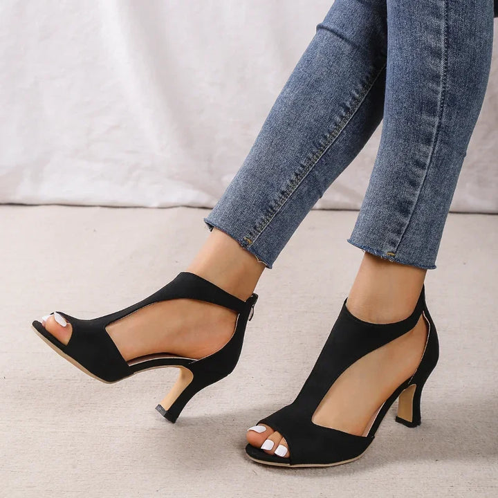 ALANA | Sleek Open-Side Heels