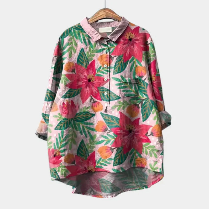 TALLIE | Relaxed Printed Blouse