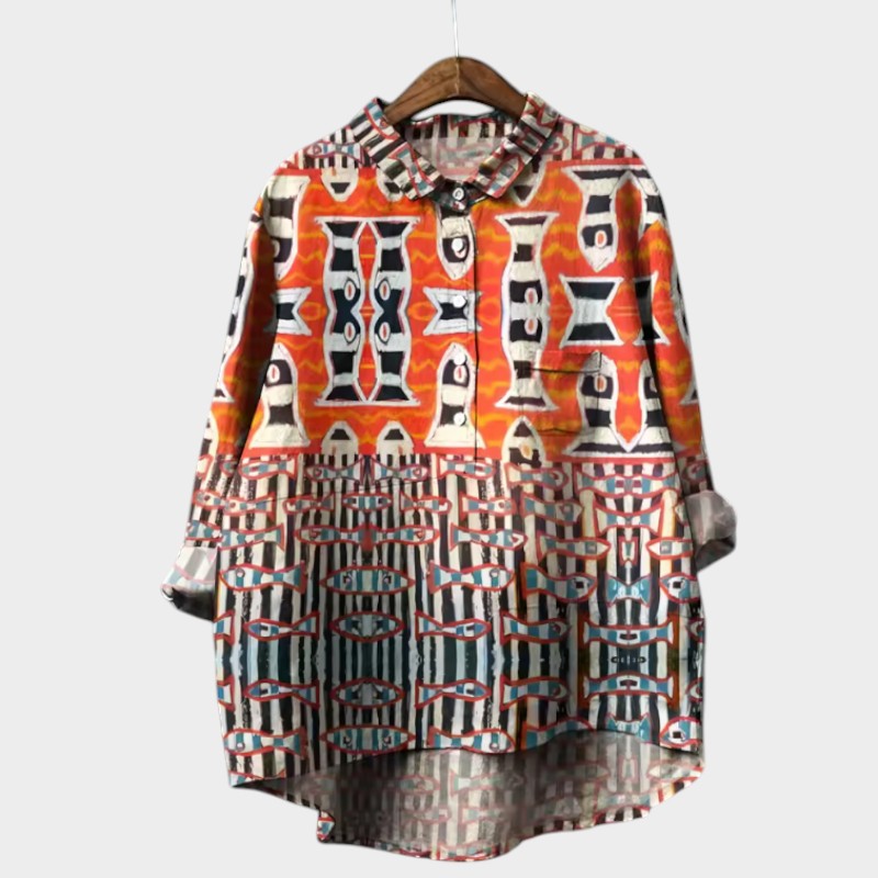 TALLIE | Relaxed Printed Blouse