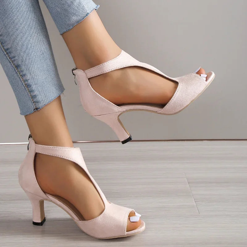 ALANA | Sleek Open-Side Heels