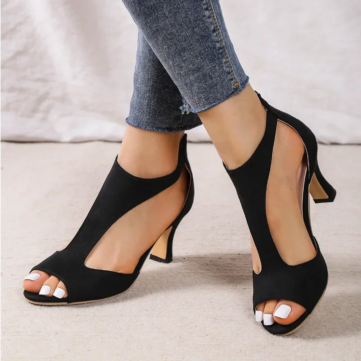 ALANA | Sleek Open-Side Heels