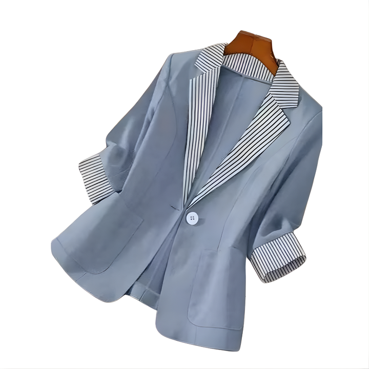 CECILIA | Classic Tailored Fitted Single-Button Blazer