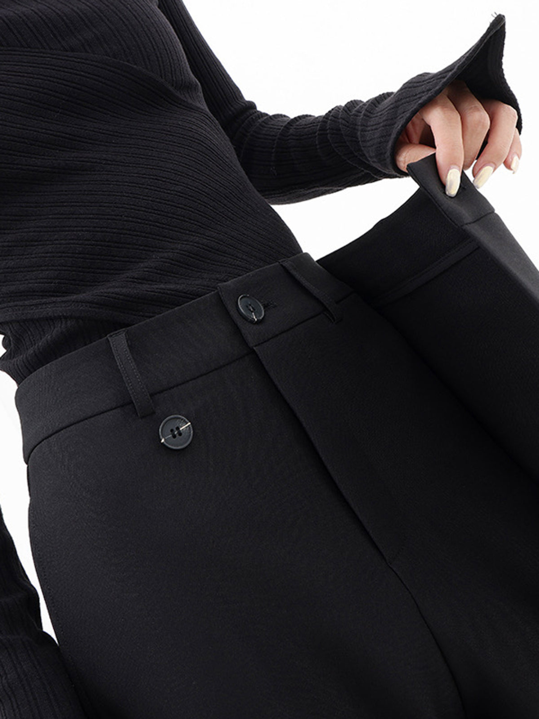 VIENNA | Modern Draped Trousers