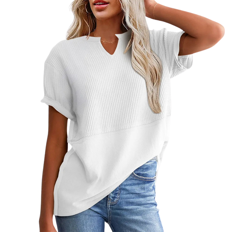 POPPY | Cozy V Neck Everyday Knit Top
