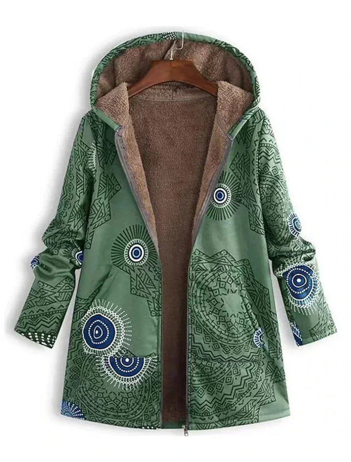 ZAHARA | Artistic Fleece-Lined Jacket