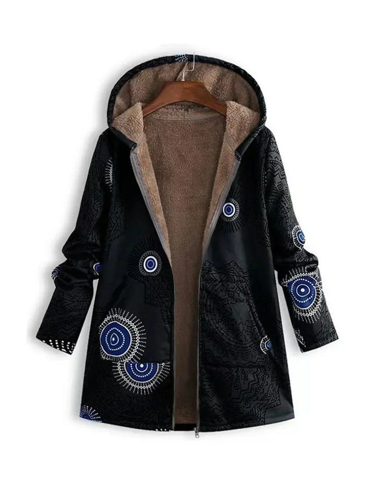 ZAHARA | Artistic Fleece-Lined Jacket