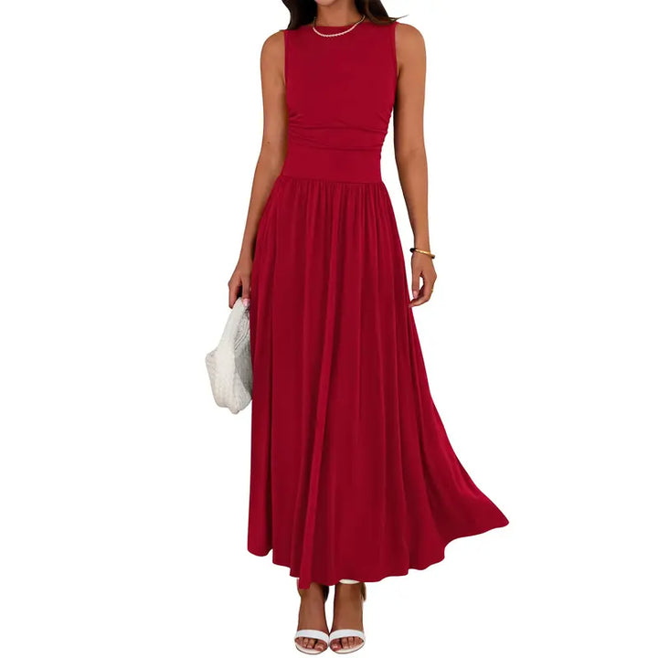 BRIGETTE | Elegant Casual Ruched Maxi Dress