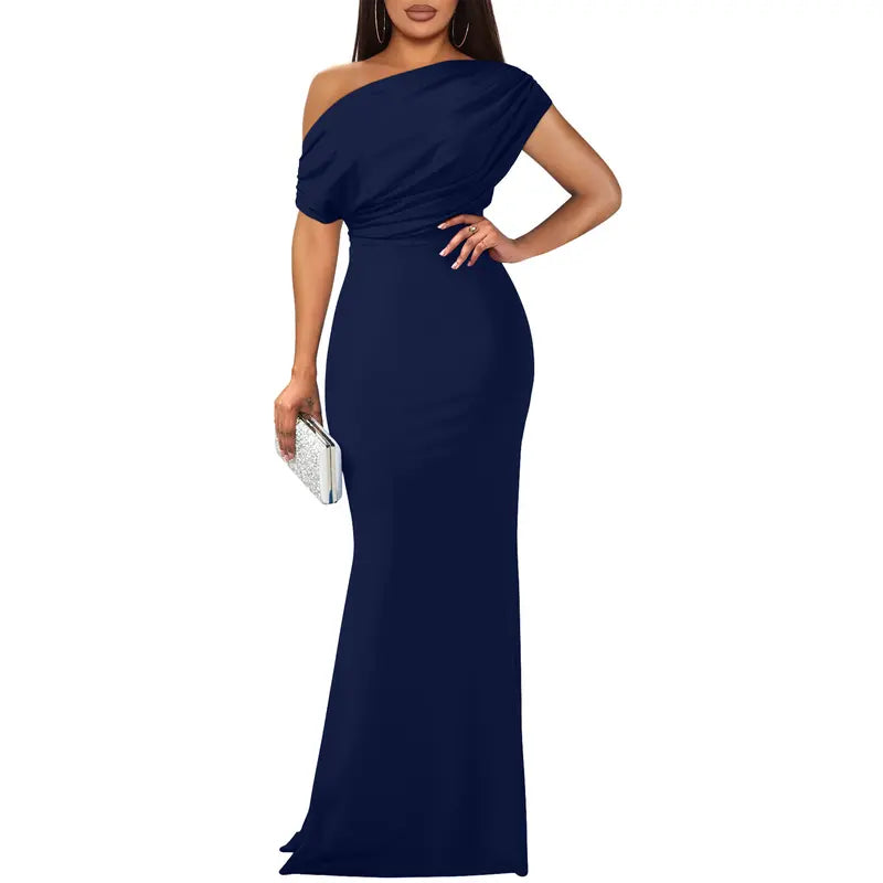 ROSELYN | Elegant Off-Shoulder Bodycon Evening Gown