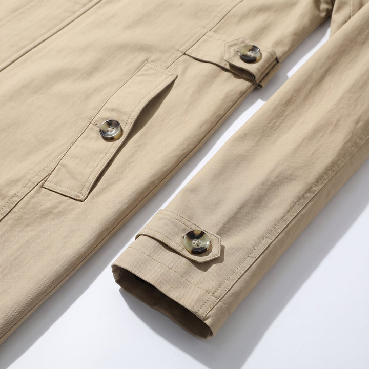 Trench mi long hiver homme, cintré droit slim fit masculin