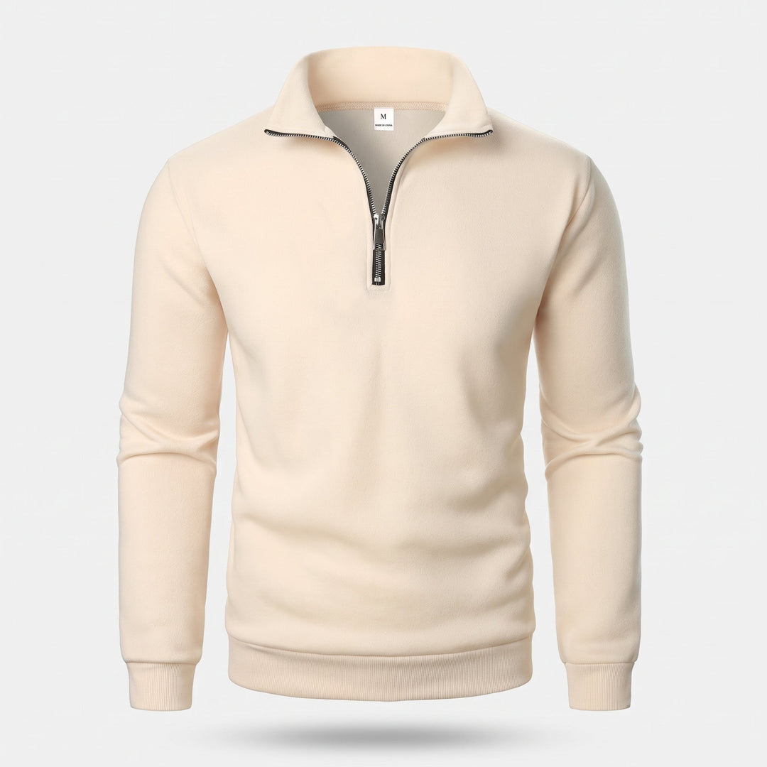Pull camionneur homme, col montant et coupe décontractée