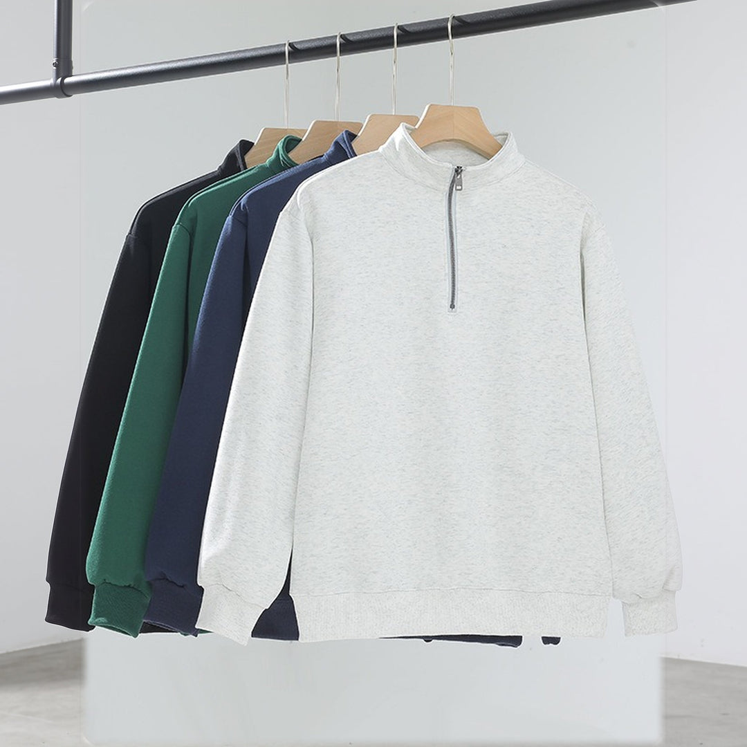 Pull camionneur femme, oversize à col montant structuré