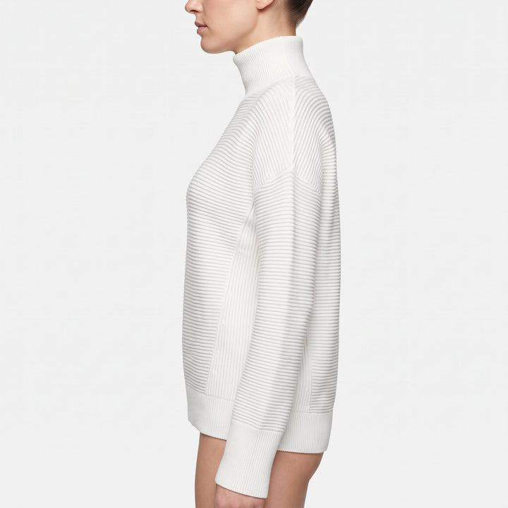 Pull camionneur femme, oversize en maille côtelée