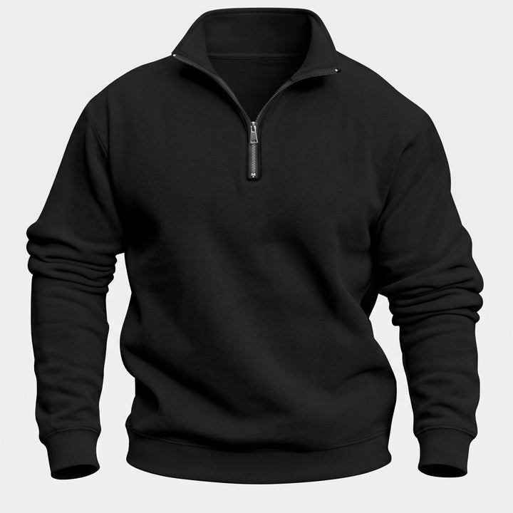 Pull camionneur homme, col montant et coupe décontractée