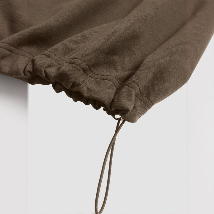 Pull camionneur femme, col chemise côtelé et coupe décontractée