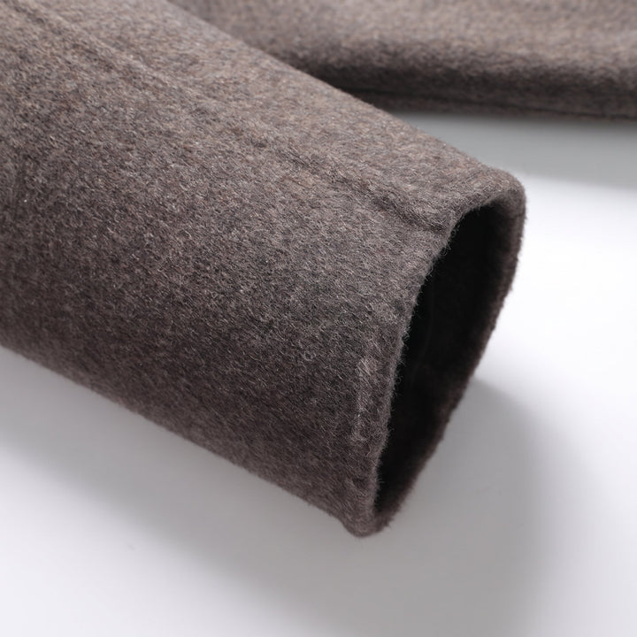 Caban croisé hiver homme, double boutonnage revers crantés