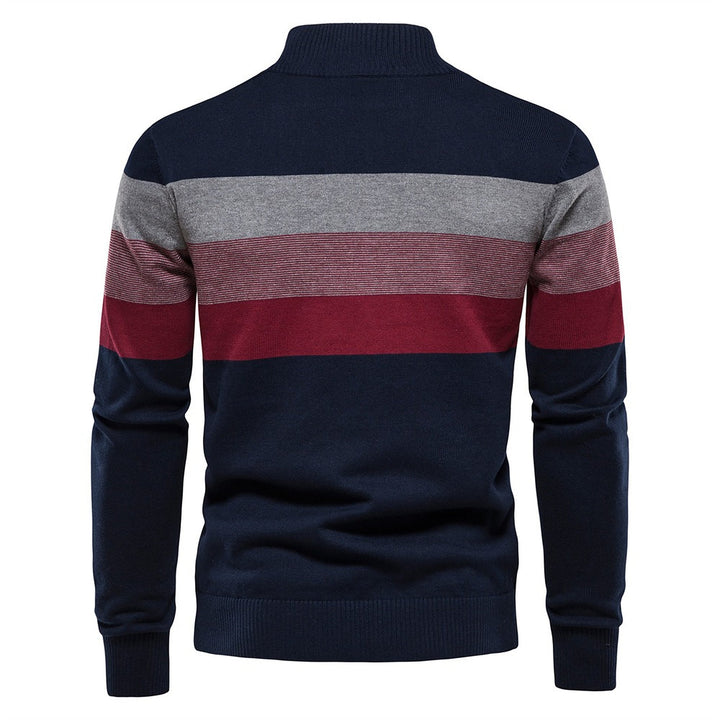Pull camionneur homme, maille côtelée en coupe ample