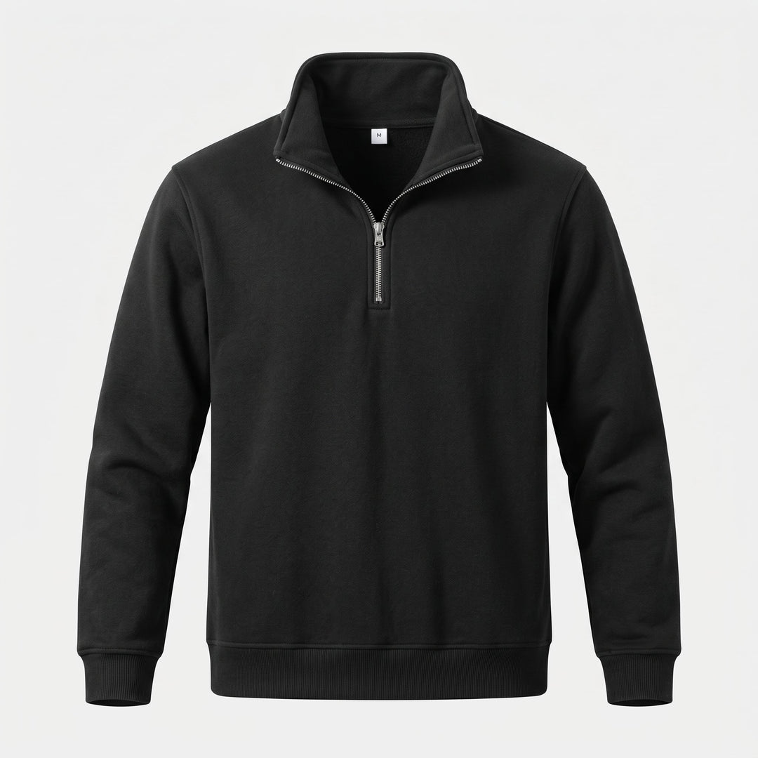 Pull camionneur homme, maille texturée oversize à col montant