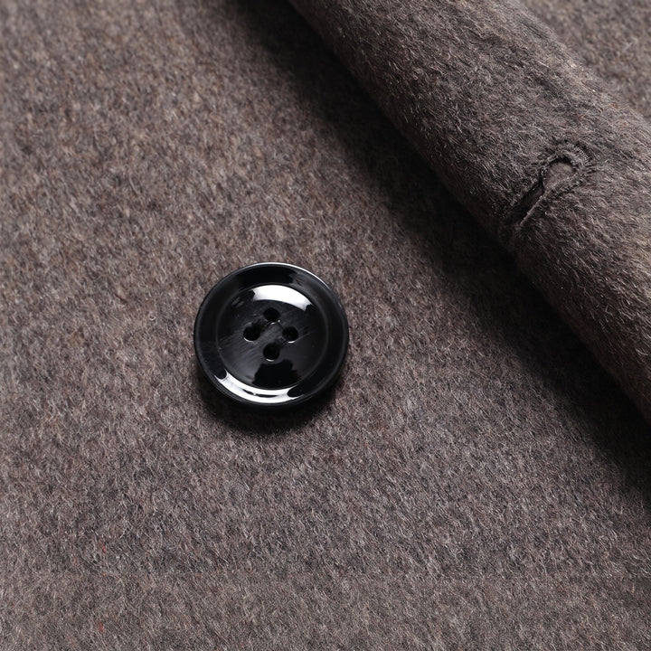 Caban croisé hiver homme, double boutonnage revers crantés