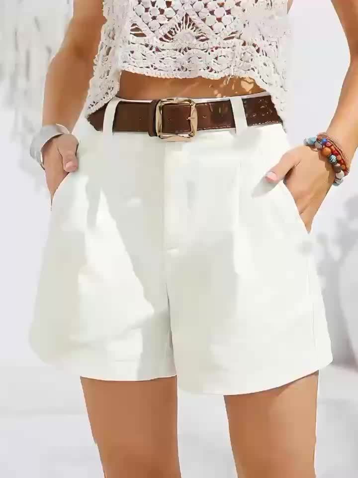 MÉLANIE | Chic High-Waist Shorts