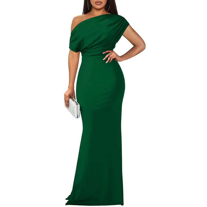 ROSELYN | Elegant Off-Shoulder Bodycon Evening Gown