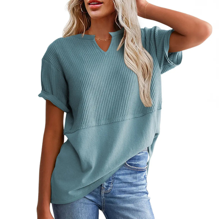 POPPY | Cozy V Neck Everyday Knit Top