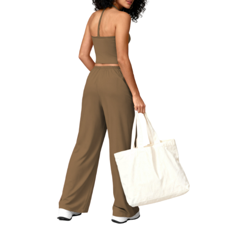 ELLIANA | Sporty Two Piece Gym Workout Set