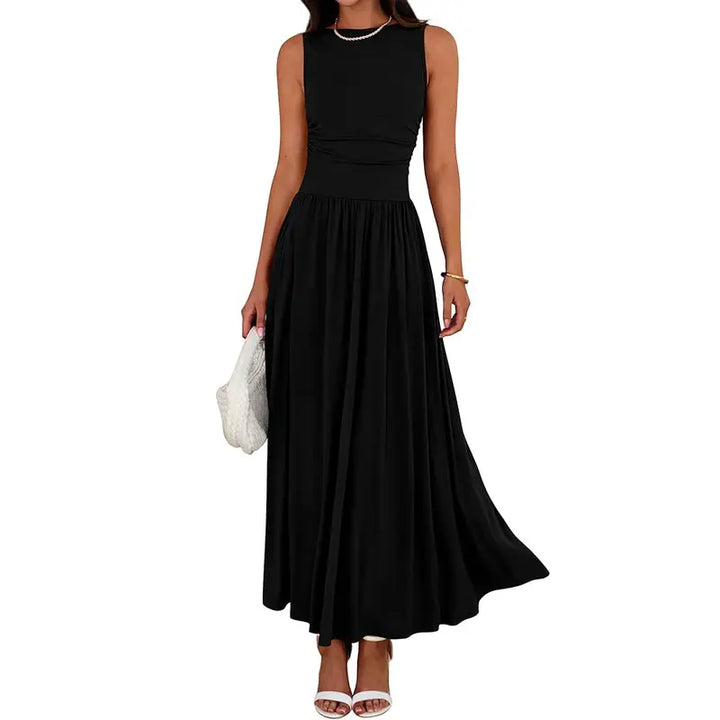 BRIGETTE | Elegant Casual Ruched Maxi Dress