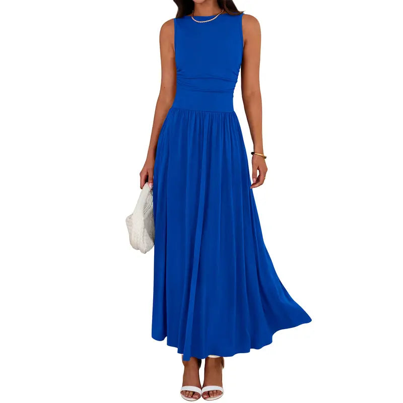 BRIGETTE | Elegant Casual Ruched Maxi Dress