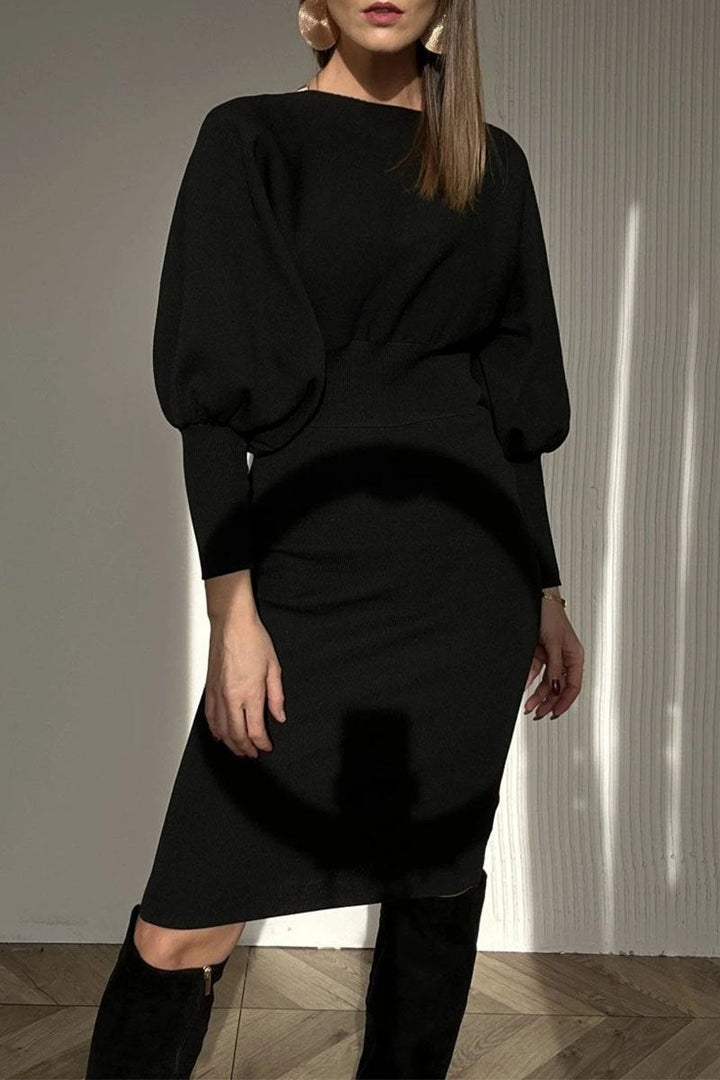 CAROLYN | Classy Balloon Sleeve Dress