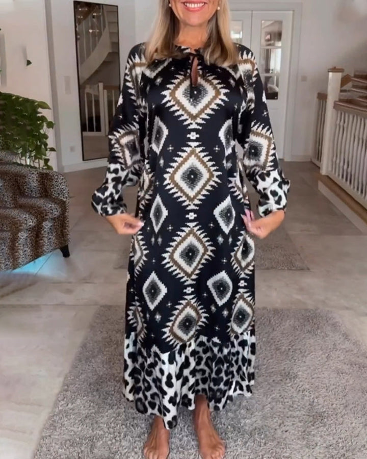 ZELLA | Luxe Geo Print Dress
