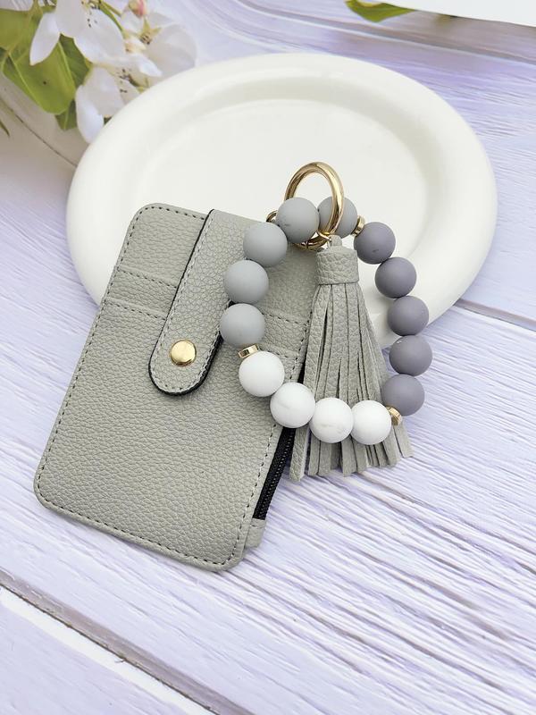 MADELYN | Trendy All-Match Keychain with Beads and Tassel