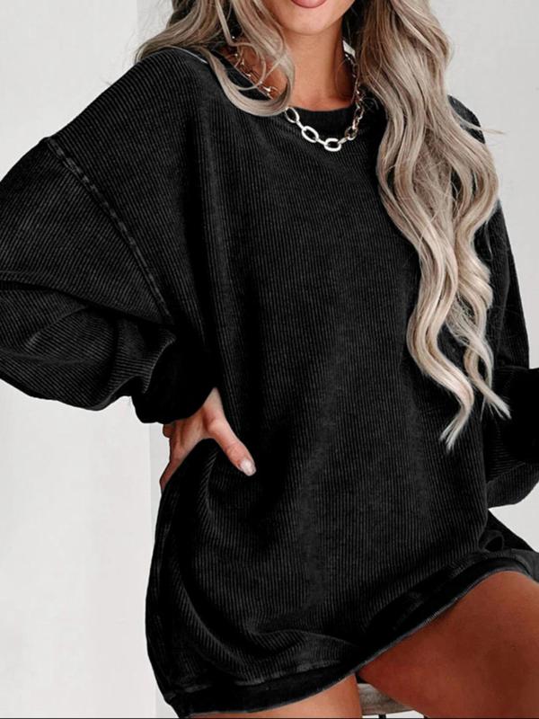 ADELE | Drop Shoulder Pullover Top